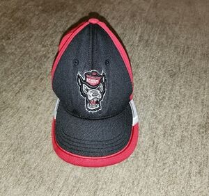 Kids Black and Red Wolf Cap